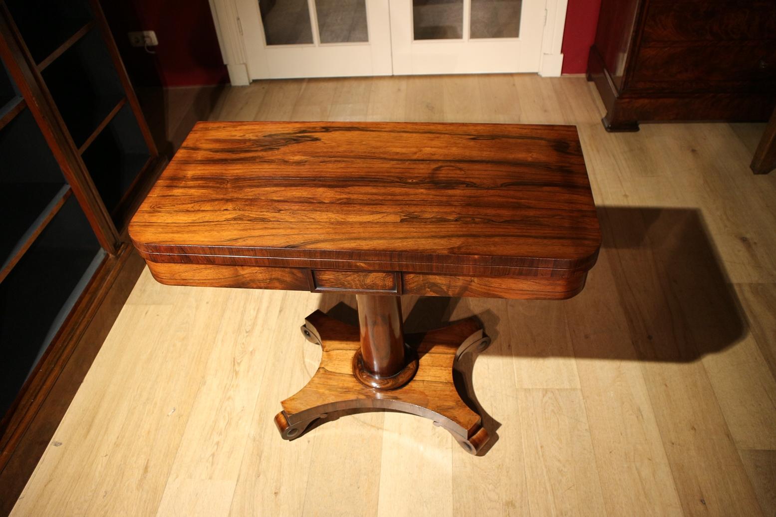 19th Century Victorian Game Table 2