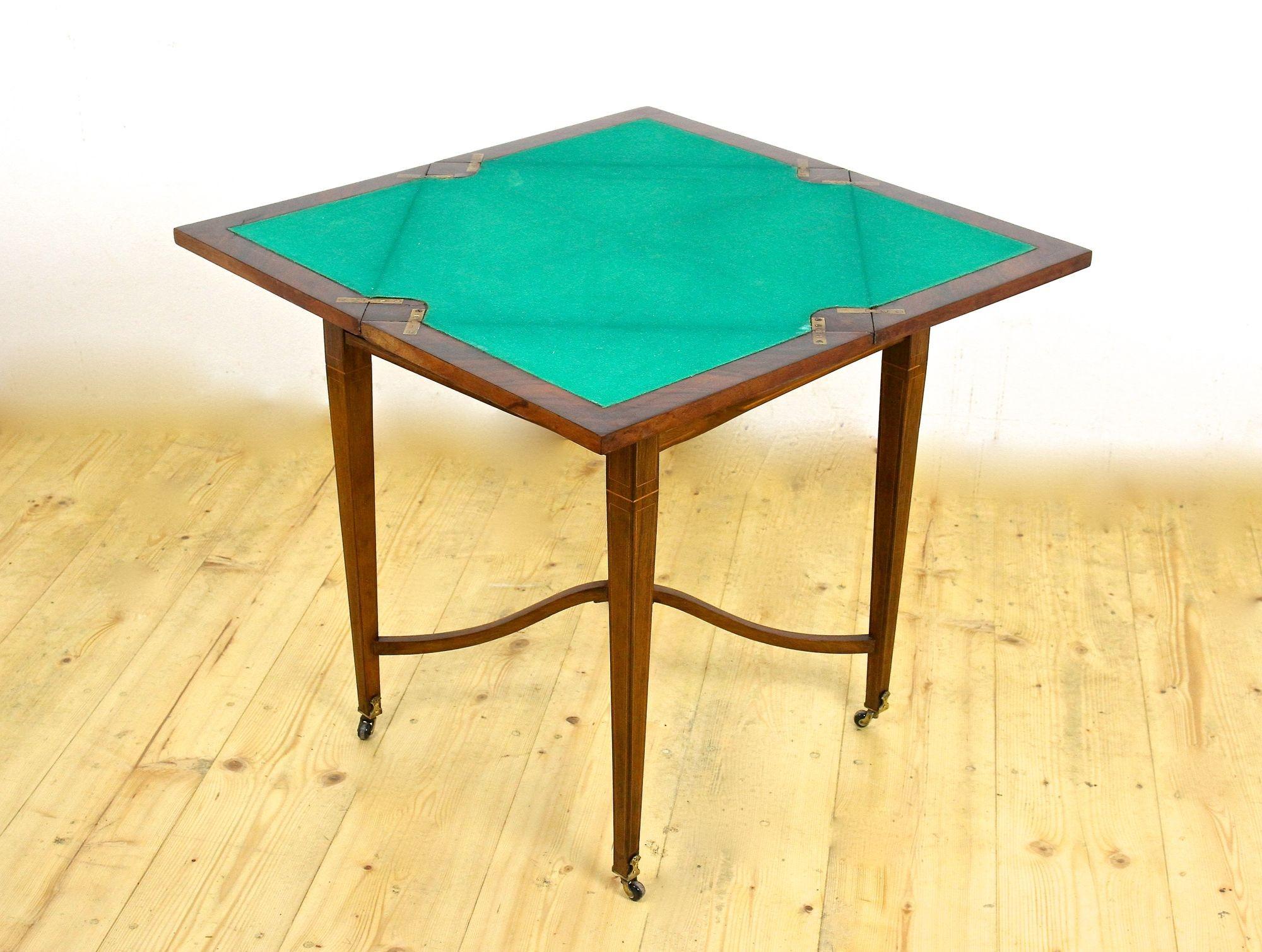 19th Century Victorian Game Table/ Side Table by J. Shoolbred, Uk Ca. 1890 4