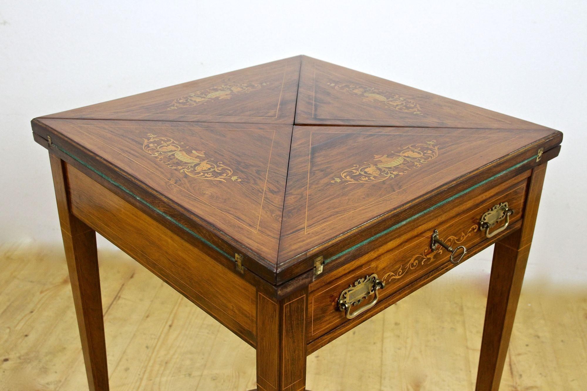 19th Century Victorian Game Table/ Side Table by J. Shoolbred, Uk Ca. 1890 9