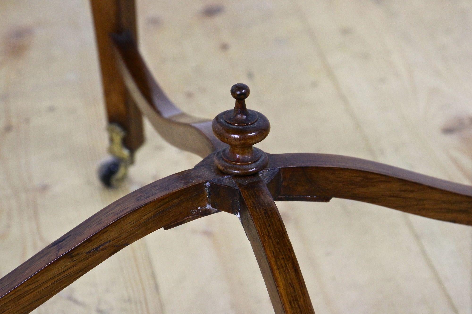 Brass 19th Century Victorian Game Table/ Side Table by J. Shoolbred, Uk Ca. 1890