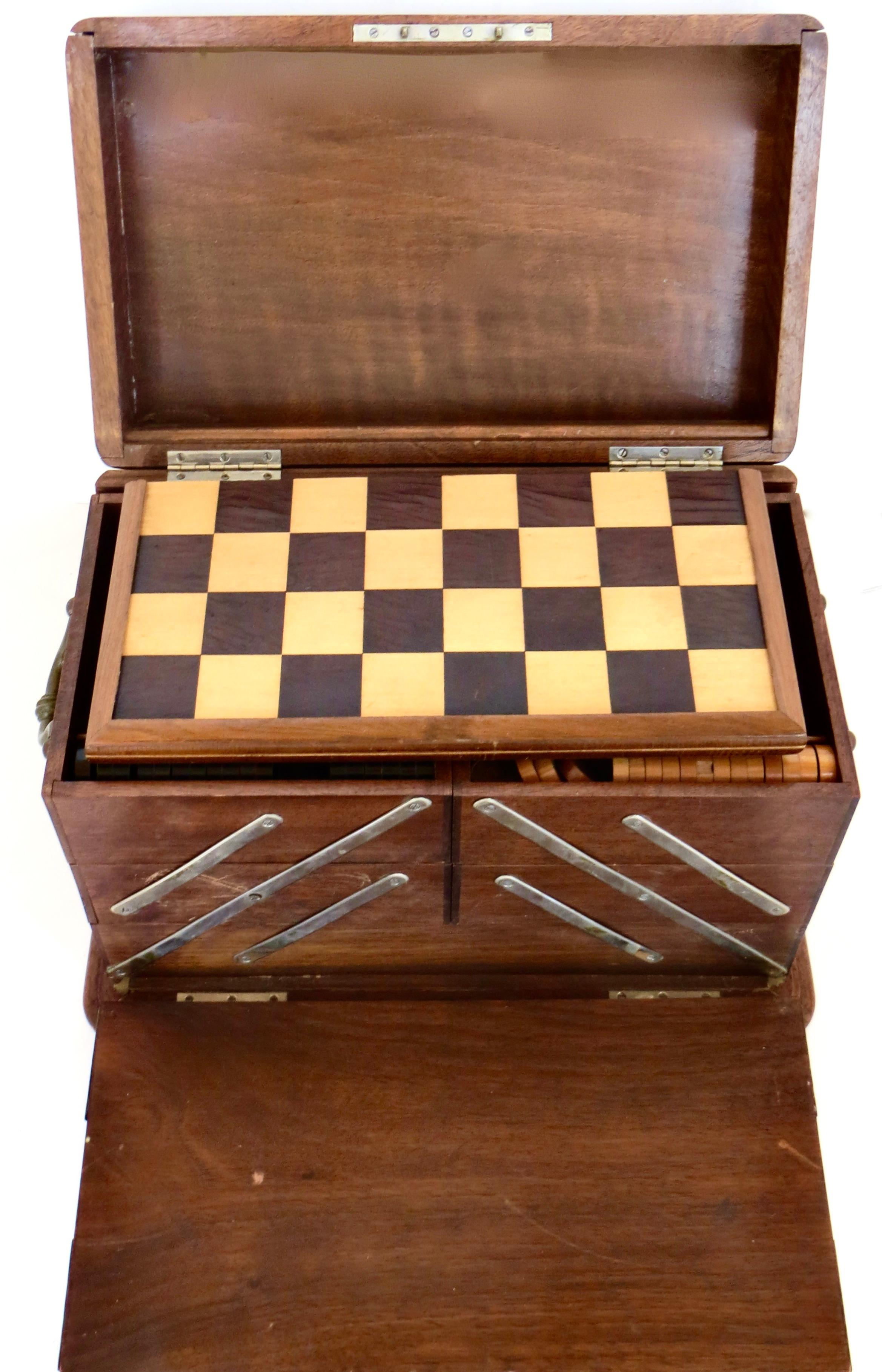 19th Century Victorian Games Box Compendium, England, Circa 1895 For Sale 4