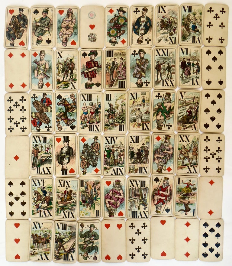 Jeu De Magie Ancien Complet 'Je Sais Tout' - Divinatoire - 19ème Siècle France
