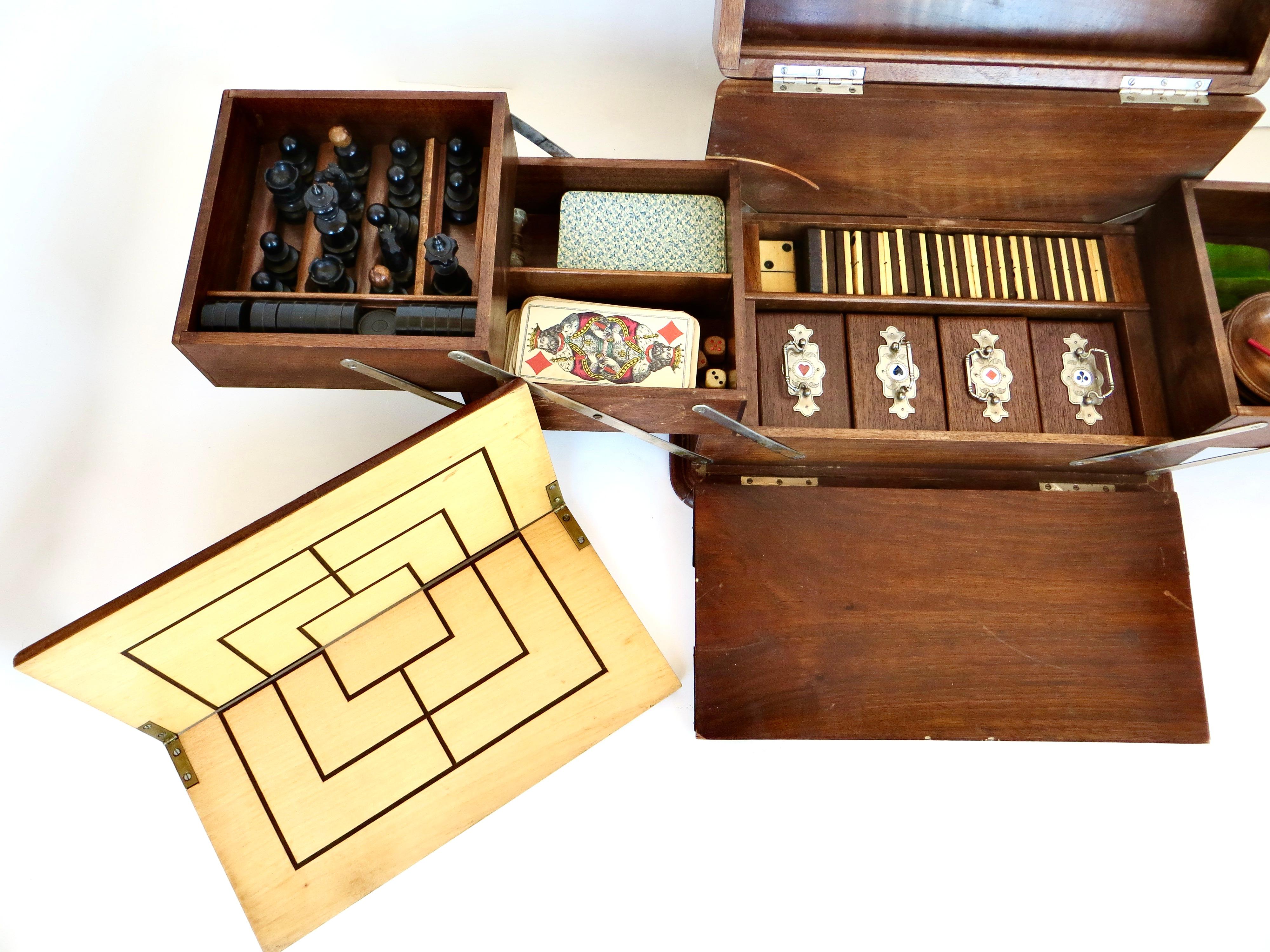 My description is quite lengthy and thorough because I feel this is an important piece of museum quality antiquity and significance; worthy of preserving and maintaining for collectors of games, and also to better understand the Victorian