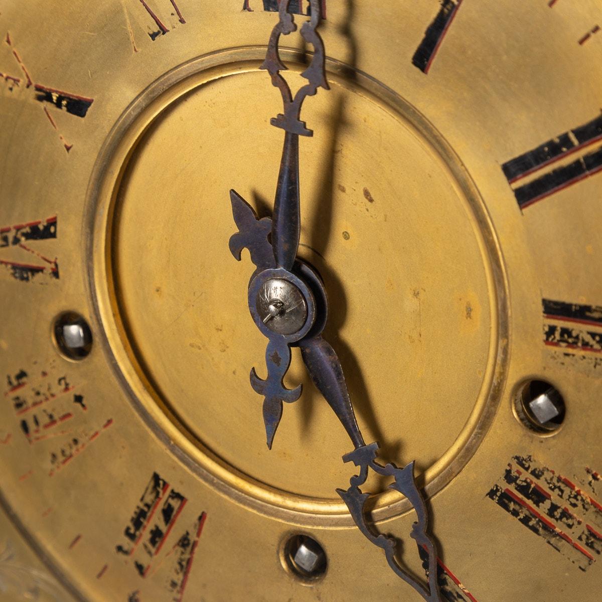 19th Century Victorian Gilt-Brass Monumental Mantel Clock, c.1870 7