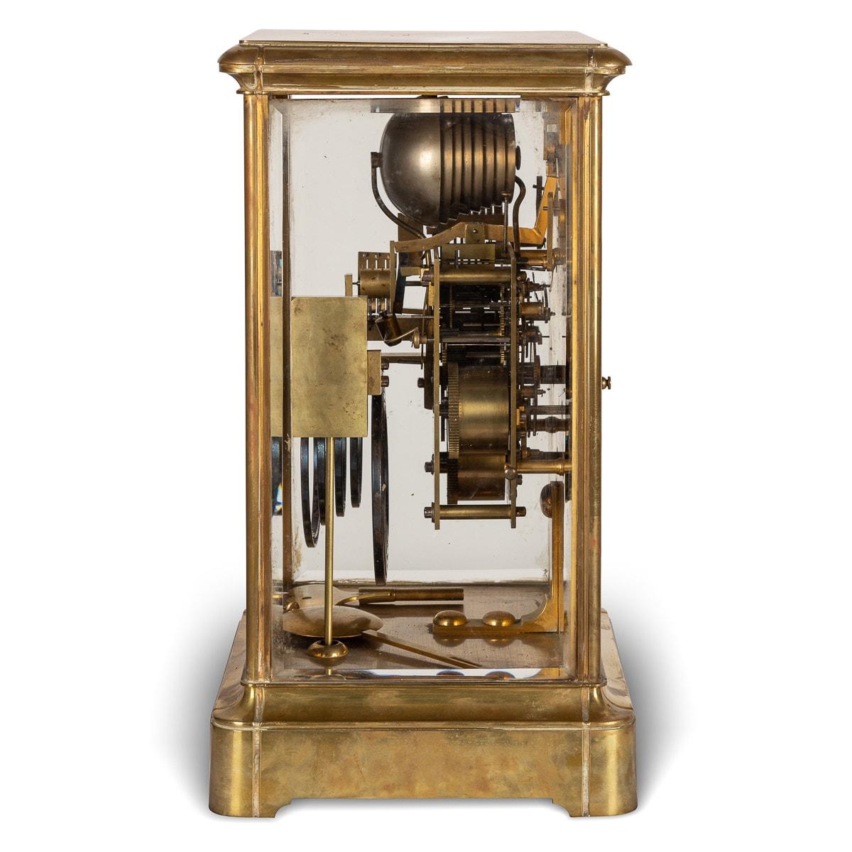 19th Century Victorian Gilt-Brass Monumental Mantel Clock, c.1870 1