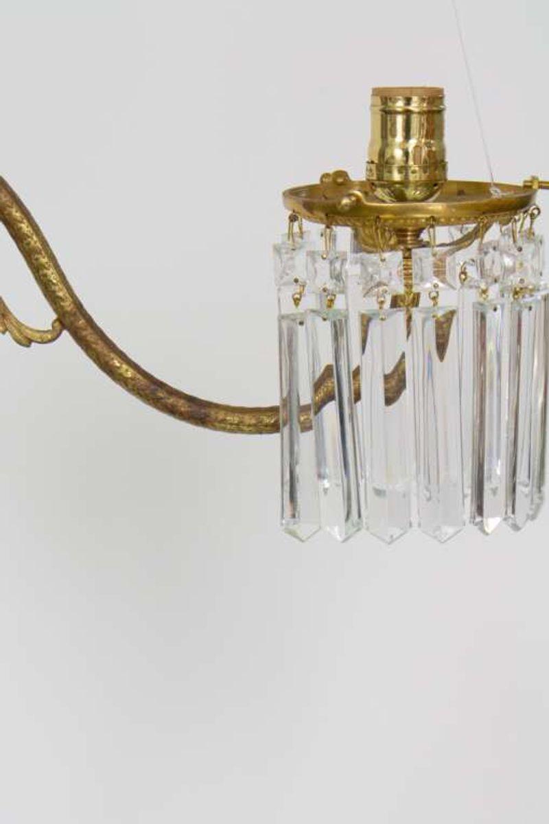 19th Century Victorian Gilt Brass Sconces, a Pair 3