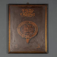 19th Century Victorian Great Western Railway Company Painted Coach Panel, c.1860