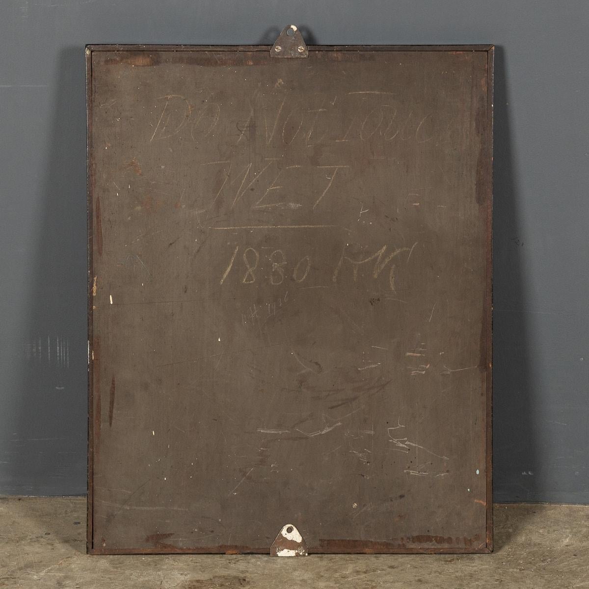 British 19th Century Victorian Great Western Railway Company Painted Coach Panel, c.1860 For Sale