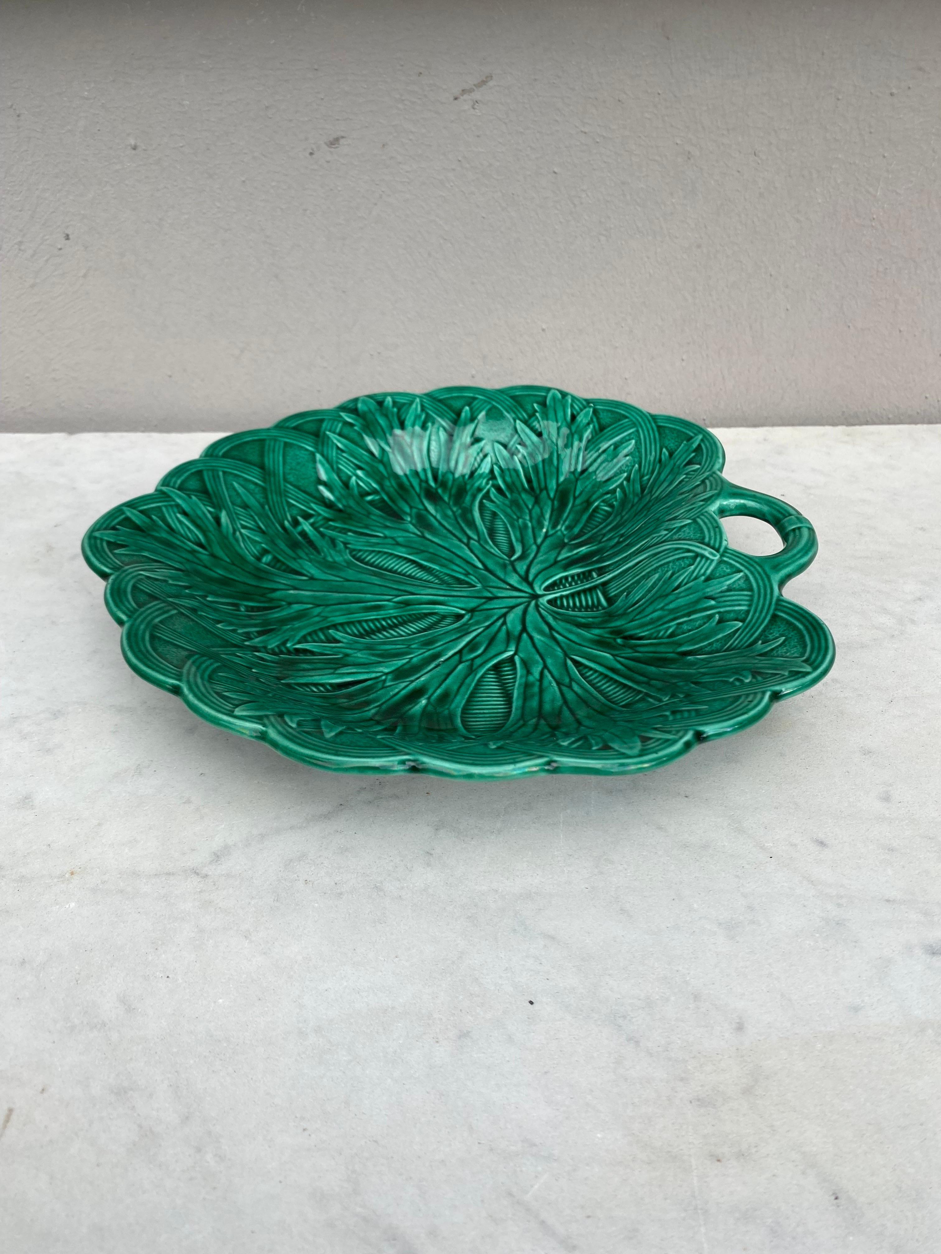 English 19th Century Victorian Green Platter Wedgwood For Sale