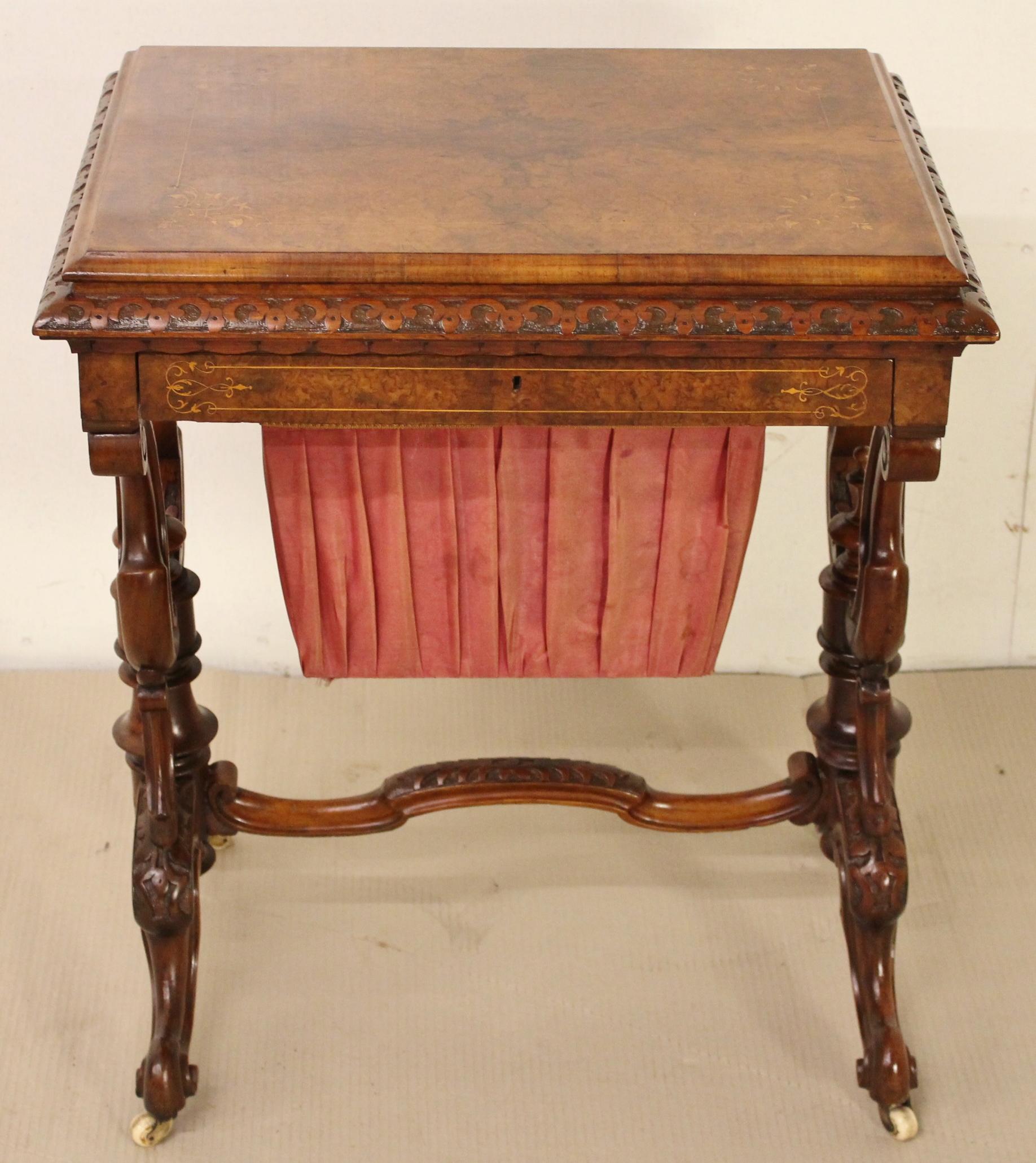victorian sewing table