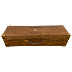 19th Century Victorian Leather over Oak Triple Shotgun Case James Purdey & Sons