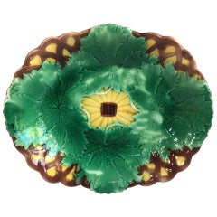 19th Century Victorian Leaves Platter Wedgwood