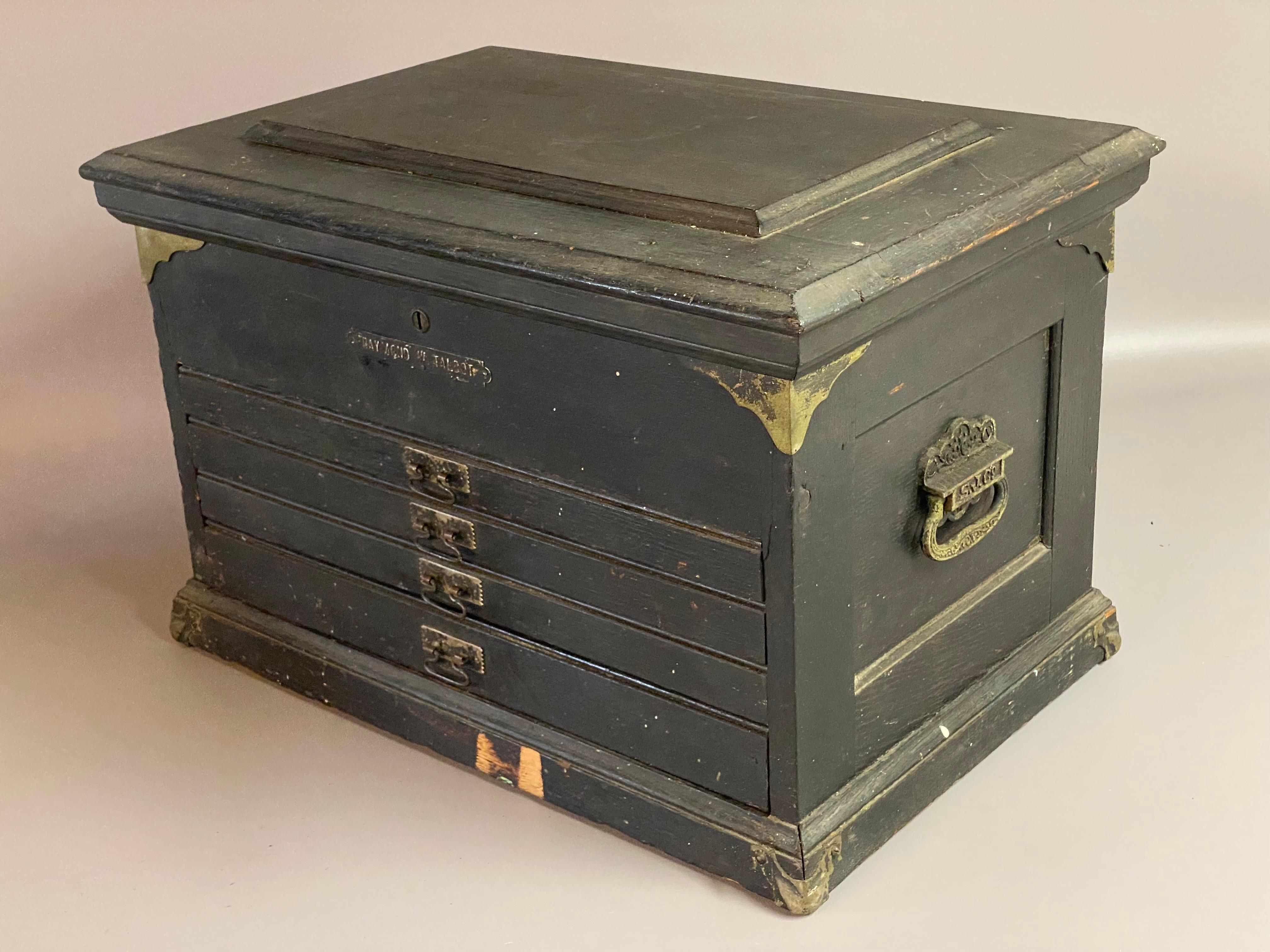 American 19th Century Victorian Machinist's Tool Box