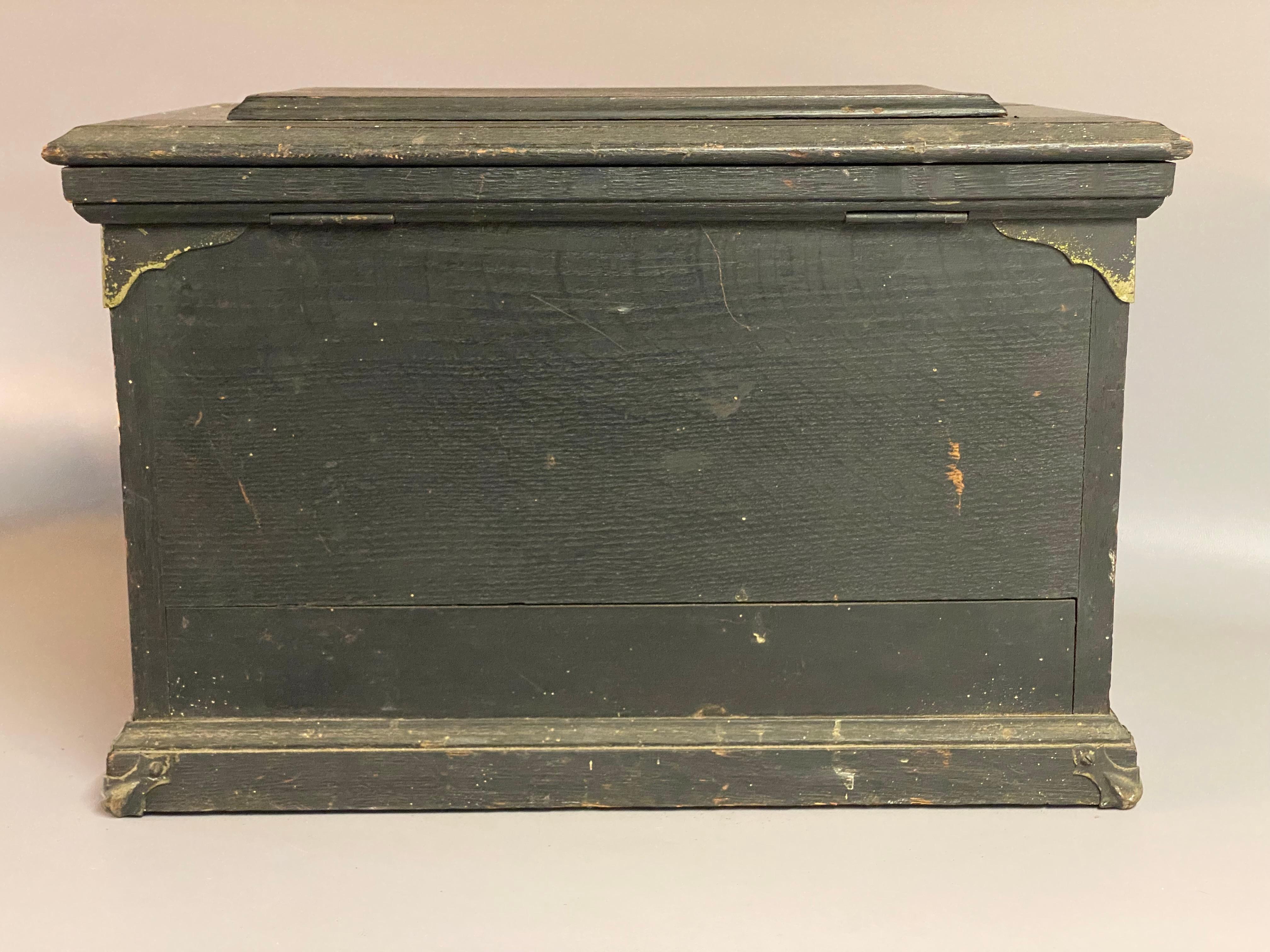 19th Century Victorian Machinist's Tool Box In Fair Condition In Garnerville, NY