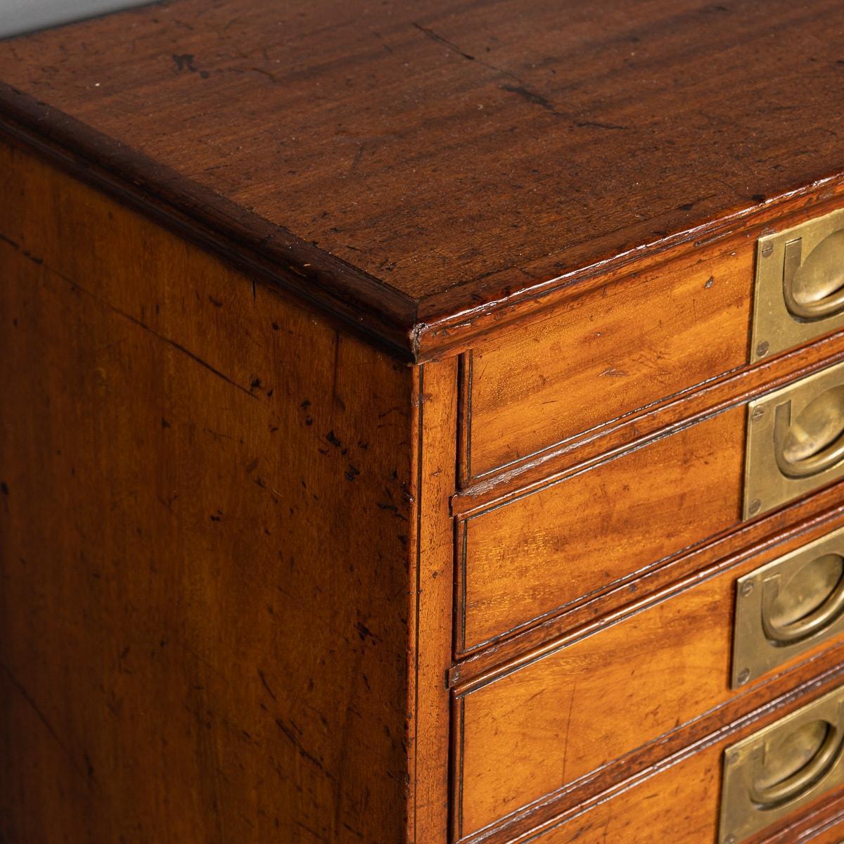 19th Century Victorian Mahogany 24 Bank Drawers, c.1890 For Sale 8