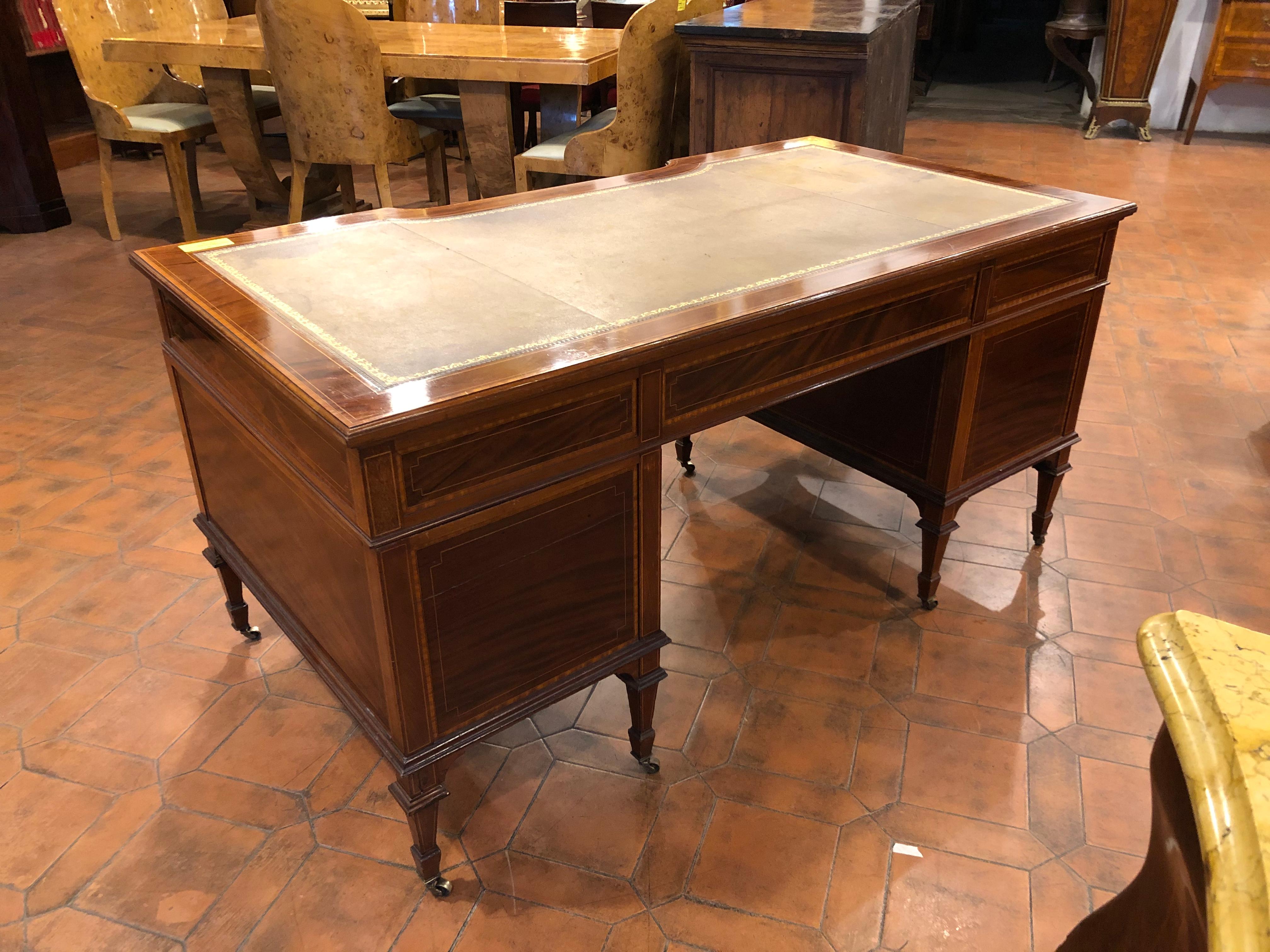 victorian mahogany desk
