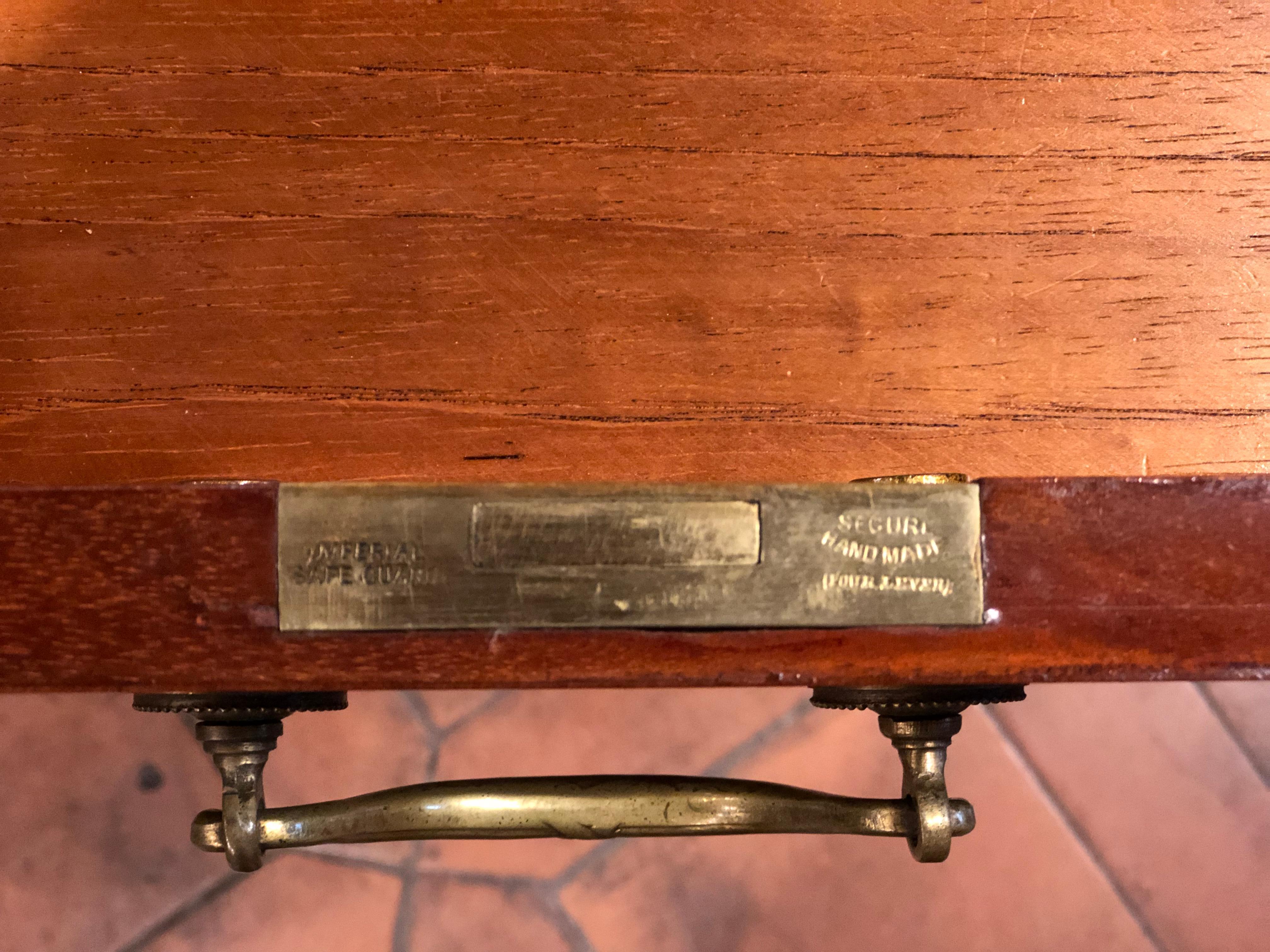 Late 19th Century 19th Century Victorian Mahogany Center Desk Table Maple & Co. 1890