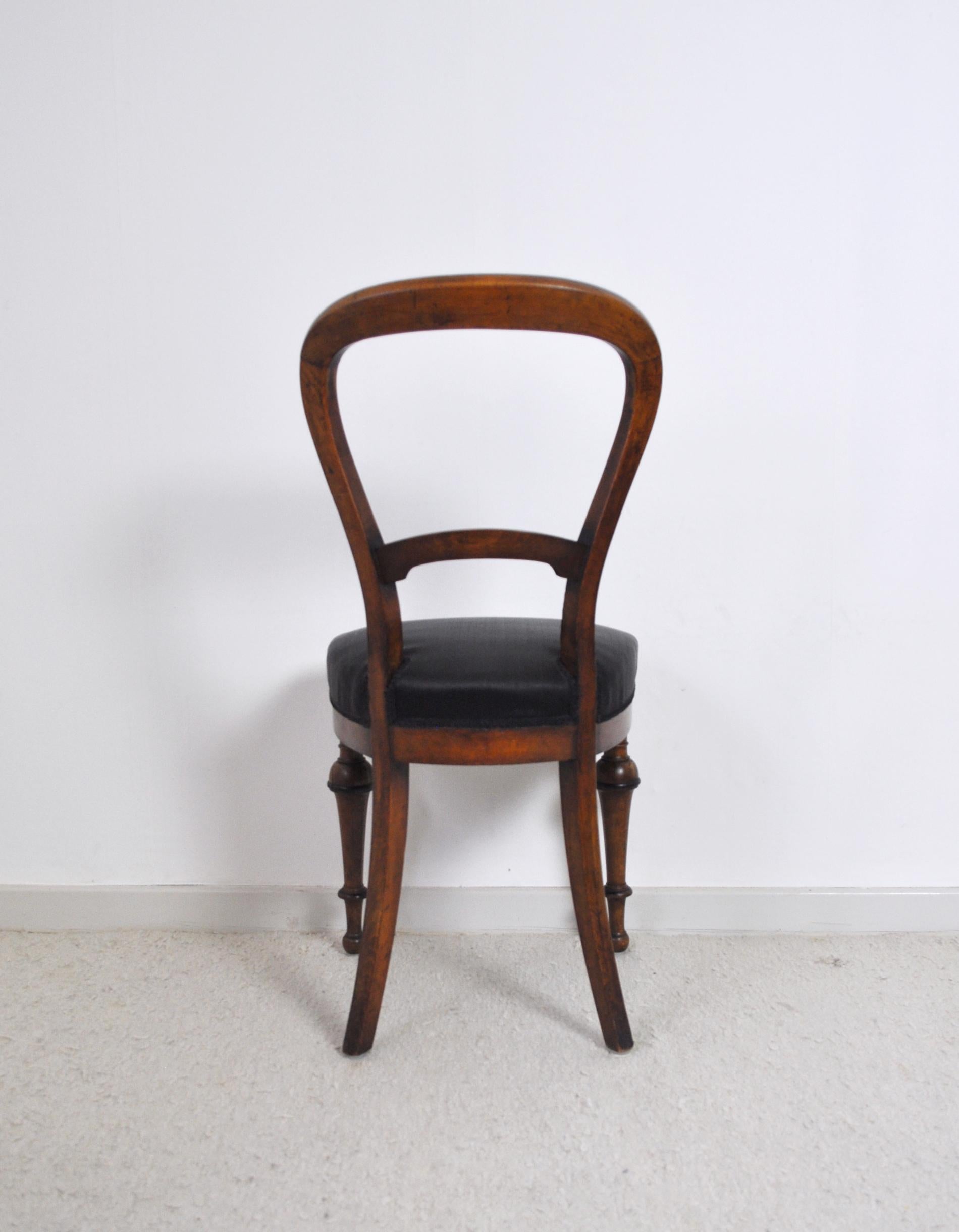 19th Century Victorian Mahogany Chair In Good Condition In Vordingborg, DK