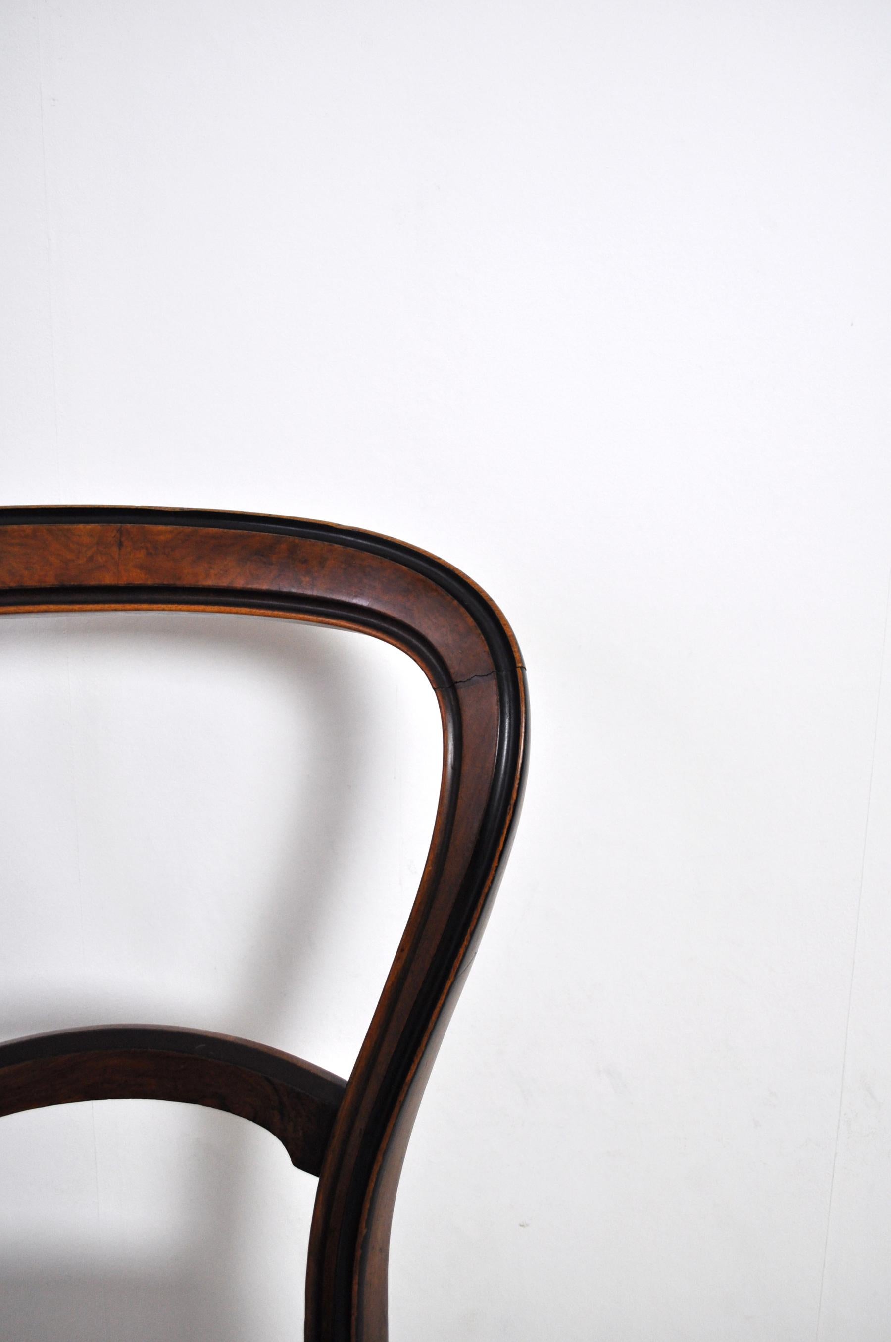 19th Century Victorian Mahogany Chair 1