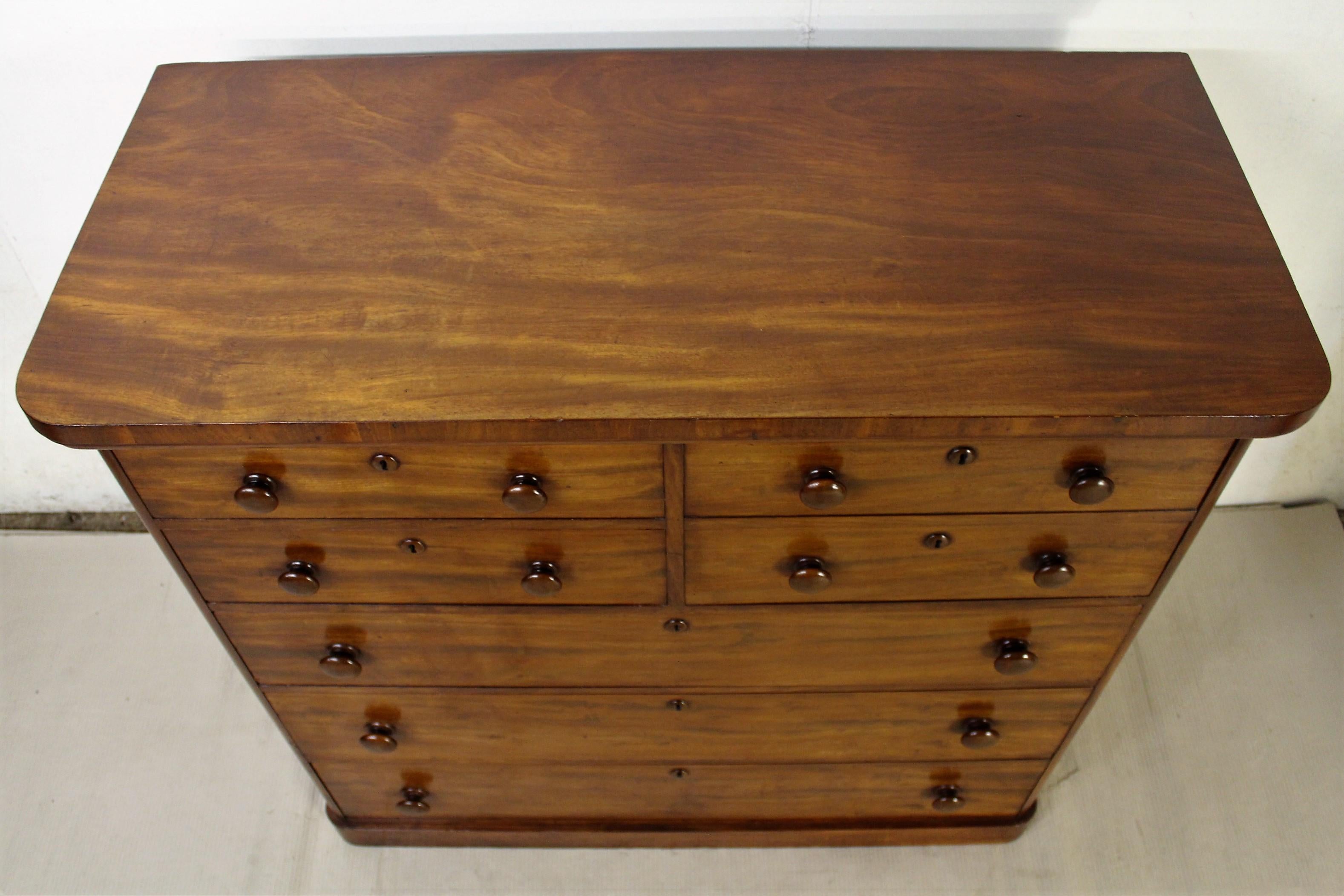 Late 19th Century 19th Century Victorian Mahogany Chest of Drawers