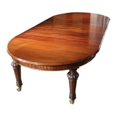 19th Century Victorian Mahogany Dining Table