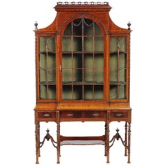 19th Century Victorian Mahogany Display Cabinet