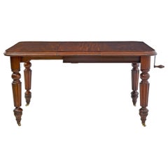 Antique 19th Century Victorian Mahogany Extending Dining Table