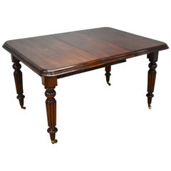 19th Century Victorian Mahogany Extending Wind Out Dining Table