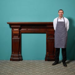 19th Century Victorian Mahogany Fire Surround