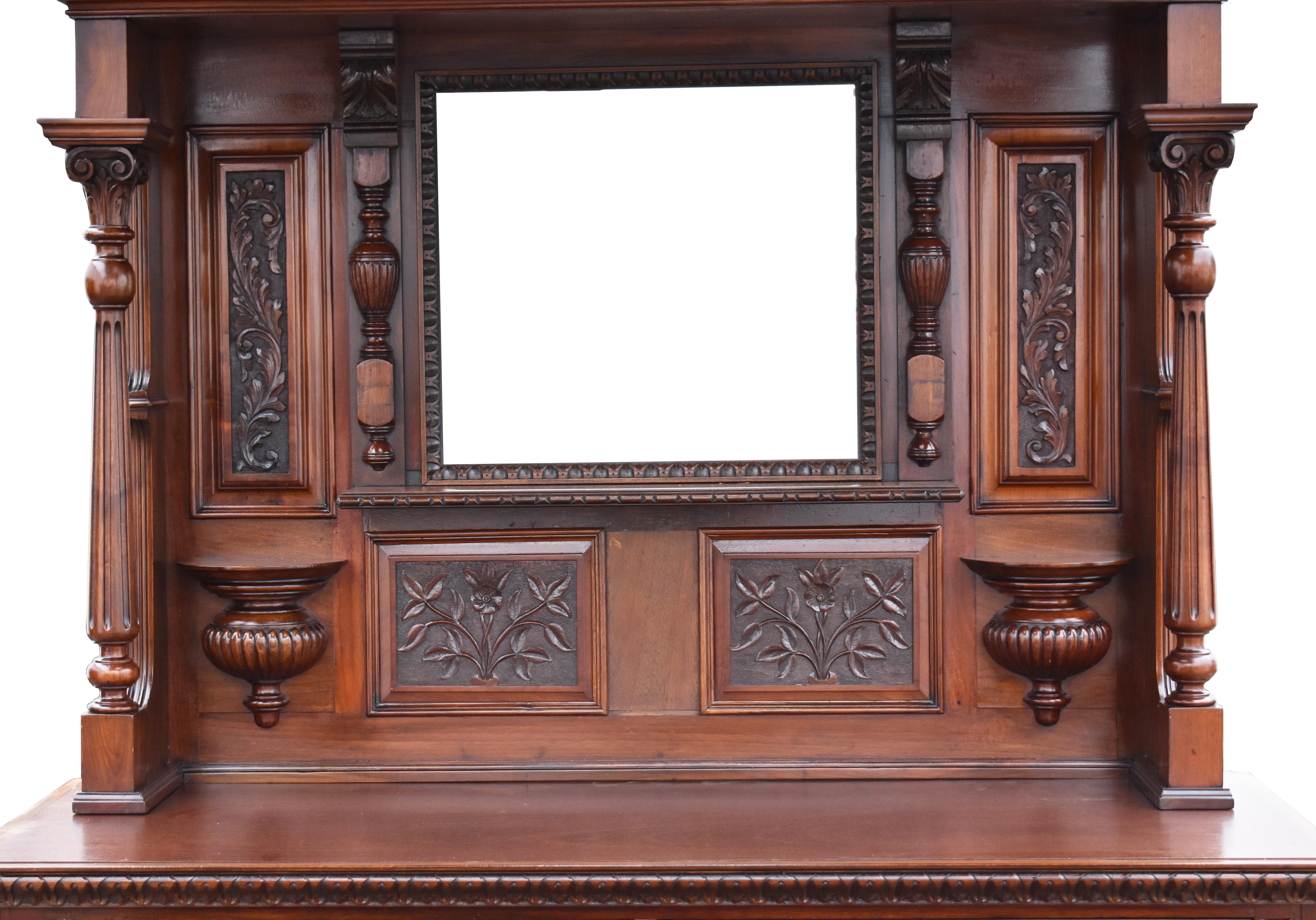 19th Century Victorian Mahogany Front and Back Bar For Sale 1
