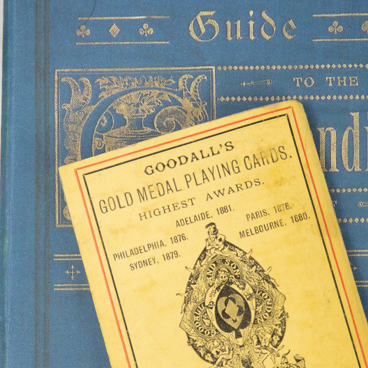 19th Century Victorian Mahogany Games Compendium, Cards & Board Games c.1890 10
