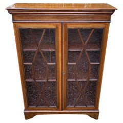 19th Century Victorian Mahogany Glazed Bookcase