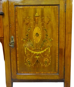 19th Century Victorian Mahogany Inlaid Sideboard