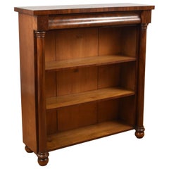 19th Century Victorian Mahogany Open Bookcase