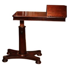 19th Century Victorian Mahogany Reading Table