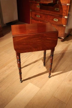 19th Century Victorian Mahogany Work Table