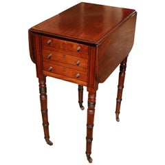 19th Century Victorian Mahogany Work Table