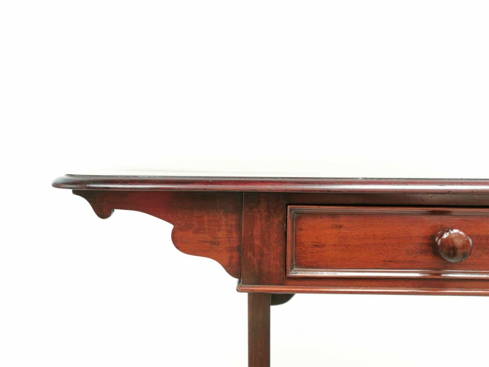 19th Century Victorian Mahogany Writing Desk or Side Table 5
