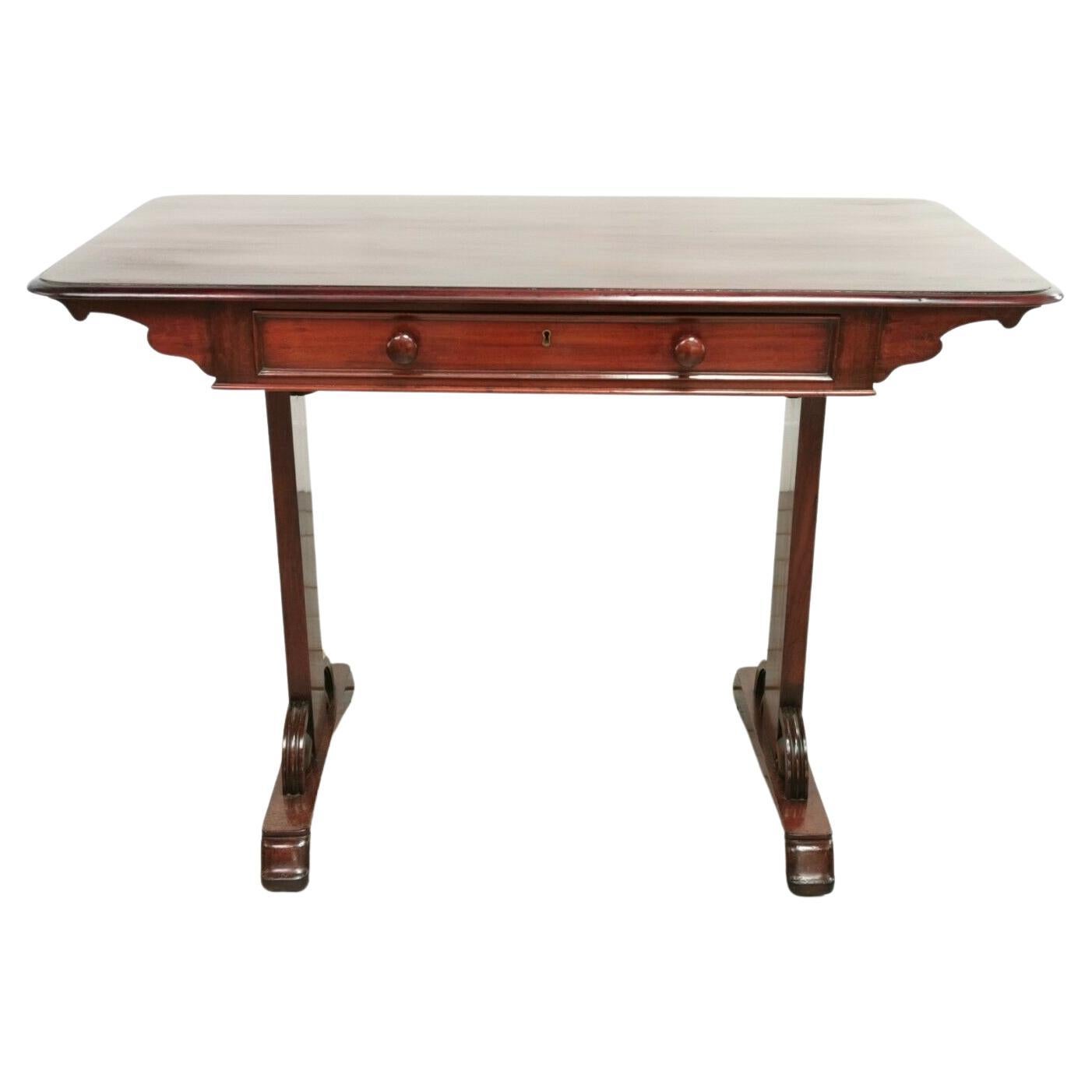 19th Century Victorian Mahogany Writing Desk or Side Table