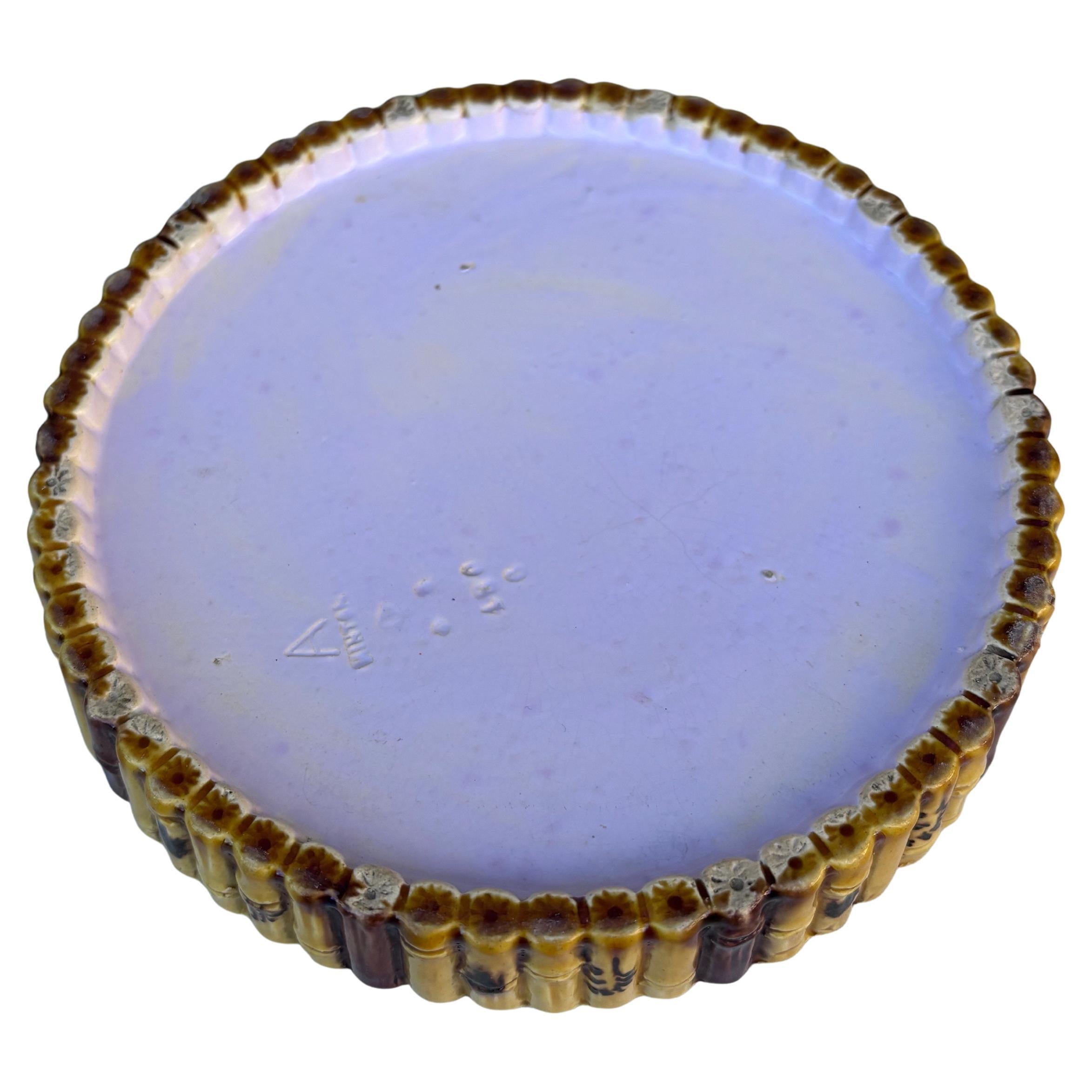 Cachepot di bambù in maiolica vittoriano del XIX secolo Minton in vendita 3