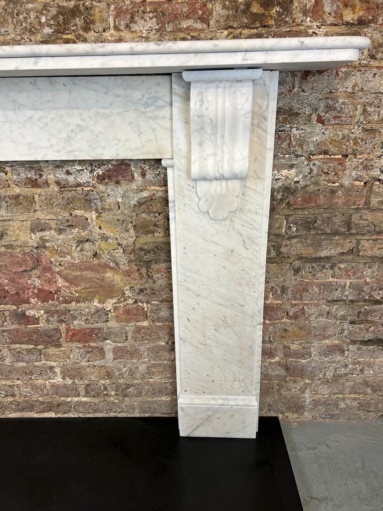 19th Century, Victorian Marble Fireplace Mantlepiece For Sale 8
