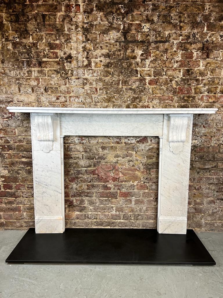 19th Century, Victorian Marble Fireplace Mantlepiece For Sale 9