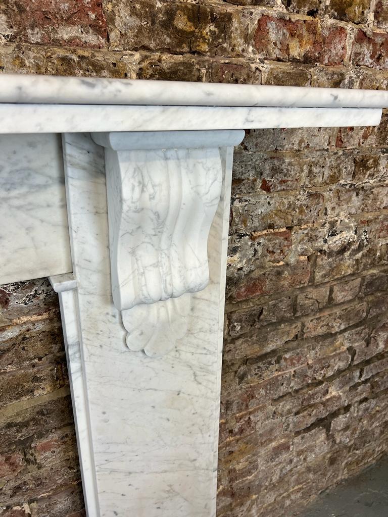 19th Century, Victorian Marble Fireplace Mantlepiece For Sale 10