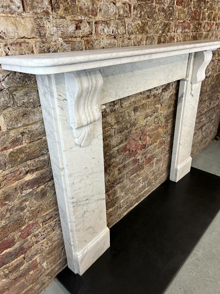 English 19th Century, Victorian Marble Fireplace Mantlepiece For Sale