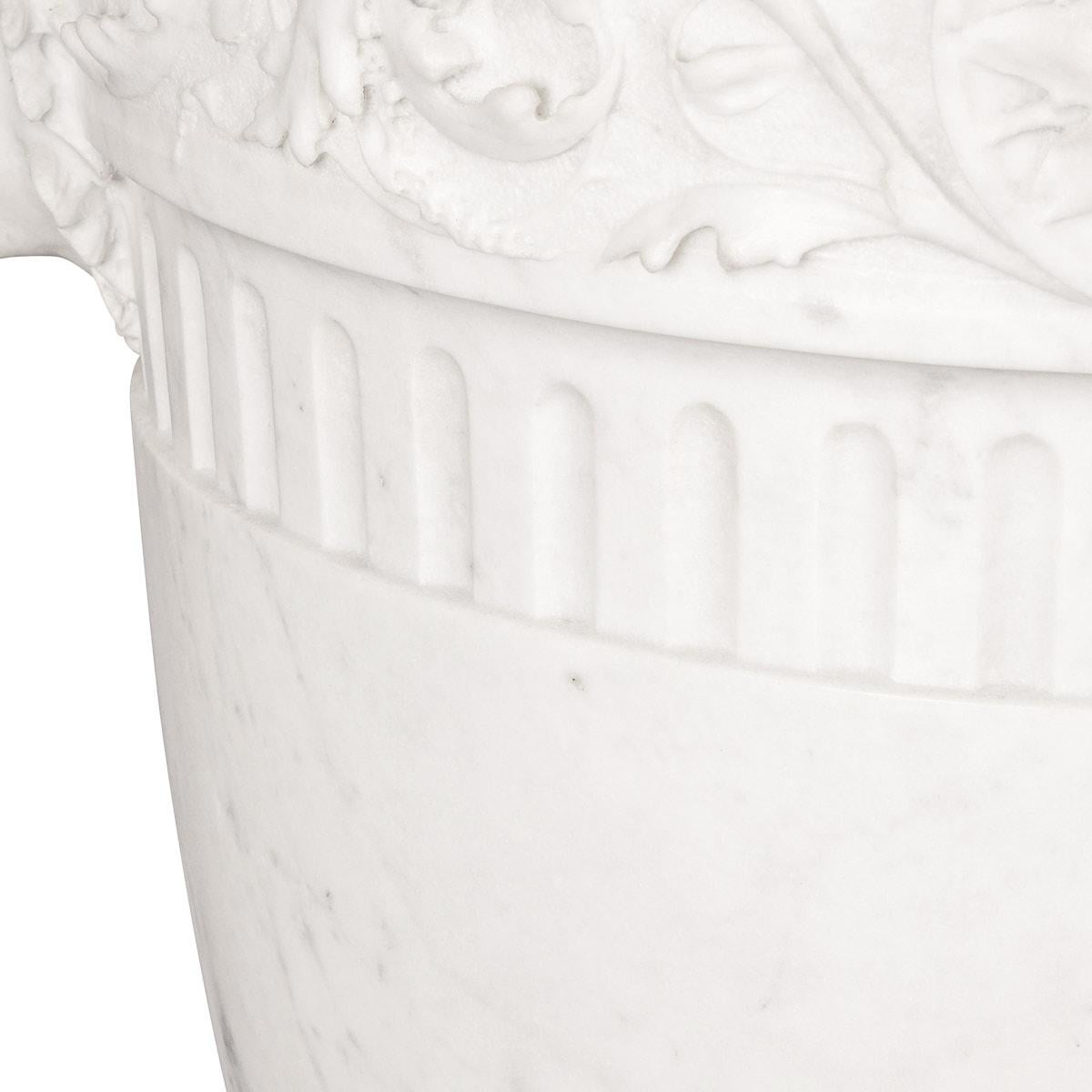 19th Century Victorian Neo-Classical Marble Urn & Cover, circa 1850 For Sale 6