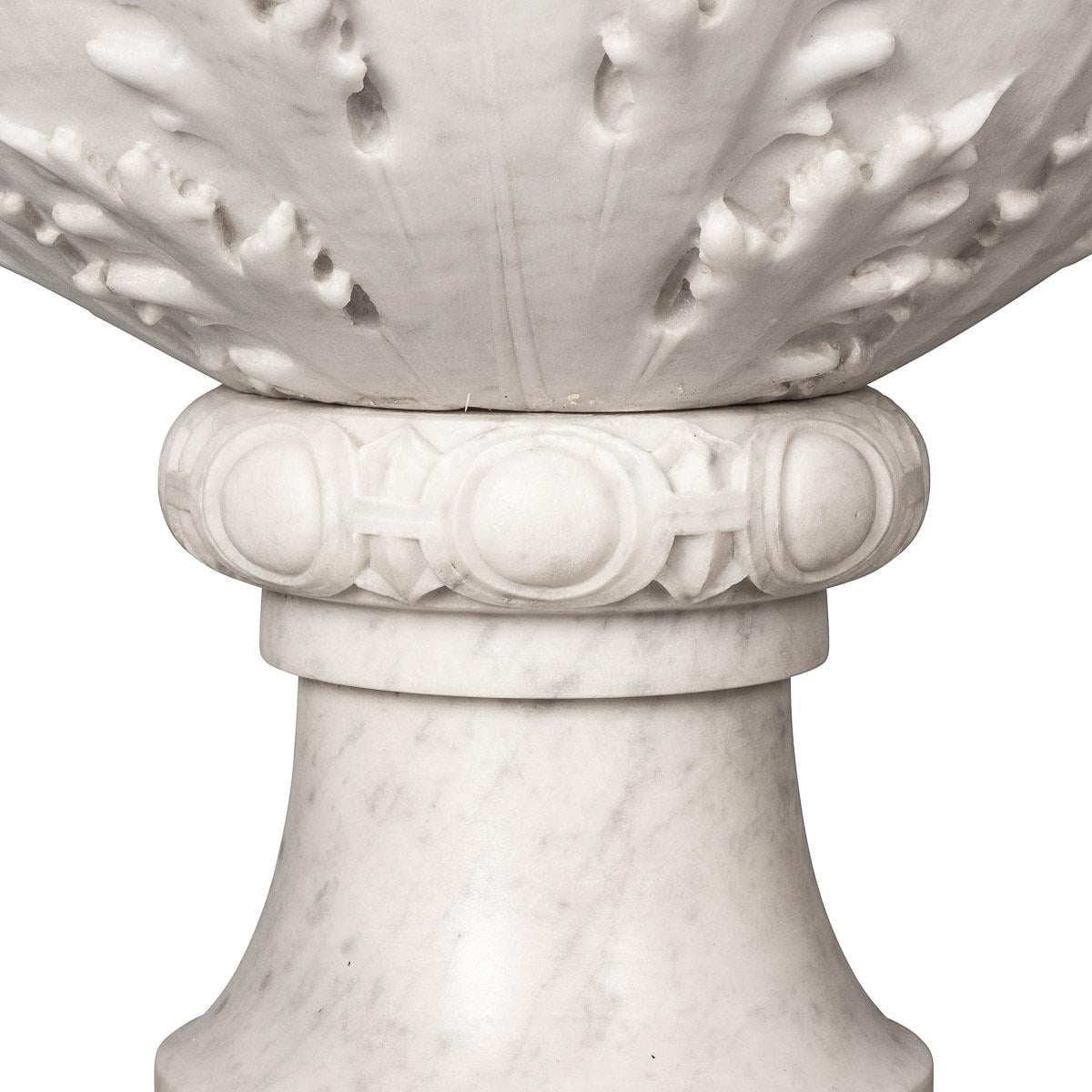19th Century Victorian Neo-Classical Marble Urn & Cover, circa 1850 For Sale 12