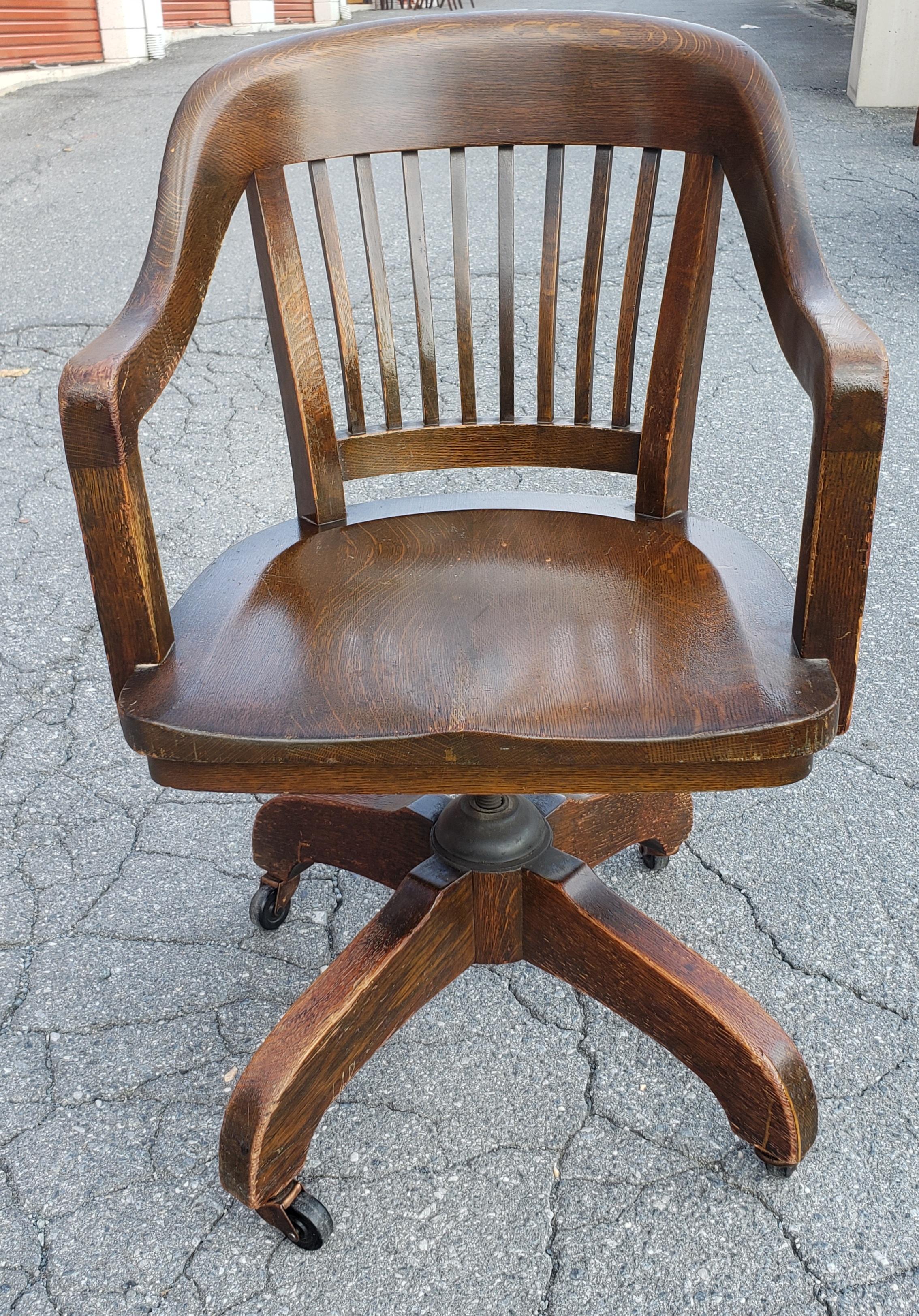 oak bankers chair for sale