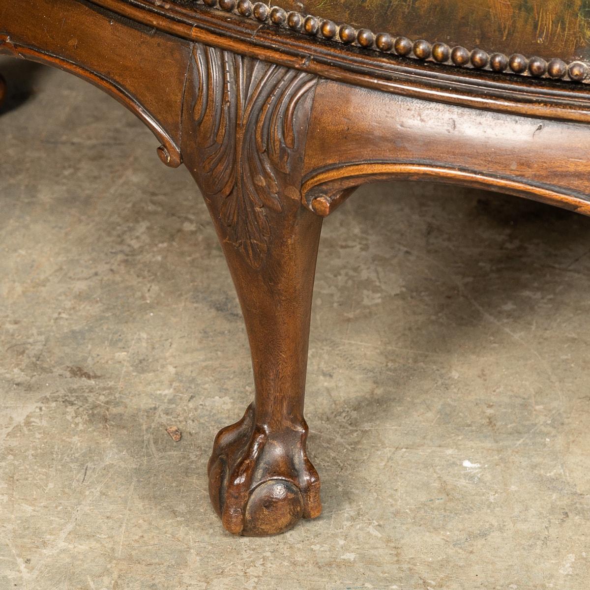 19th Century Victorian Oil Painted Demilune Coach Trunk, circa 1880 9
