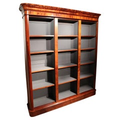 Antique 19th Century Victorian open bookcase