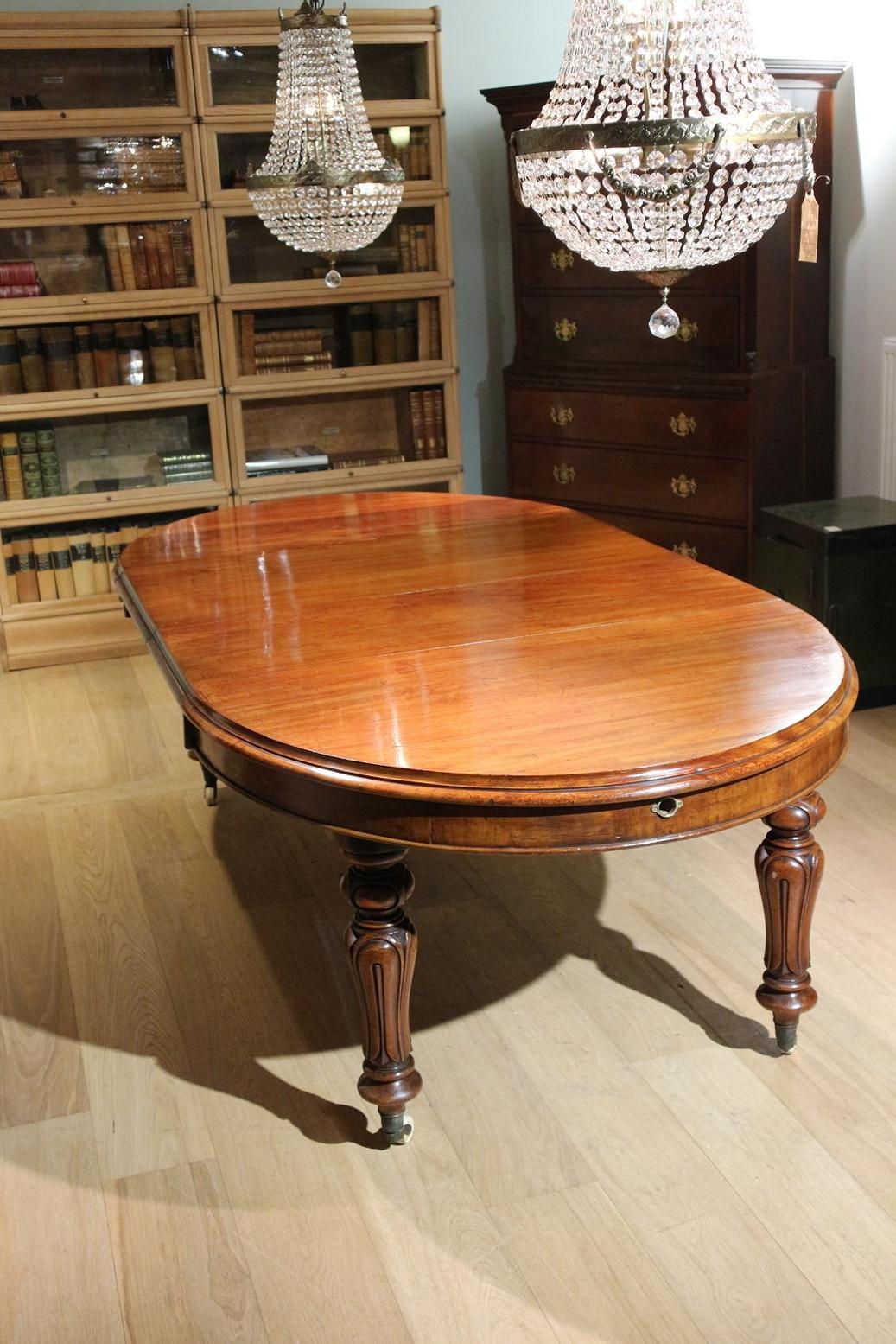 19th Century Victorian Oval Dining Table 5